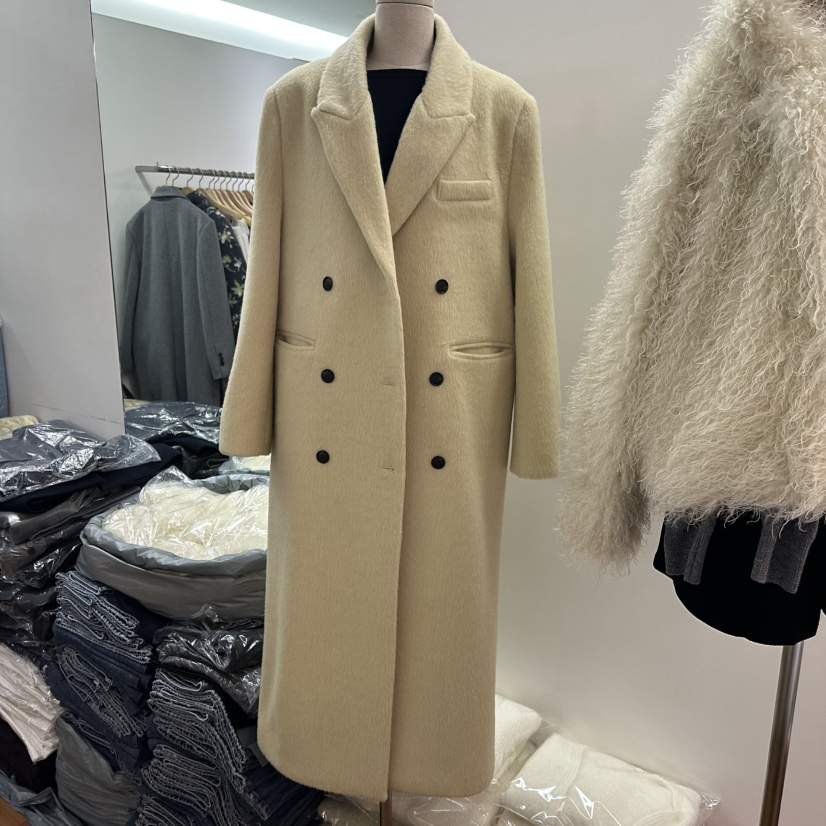 NAVE韓國代購㊣女士新品職業人氣推薦休閑時尚熱賣中長款大衣NAVE中長款大衣