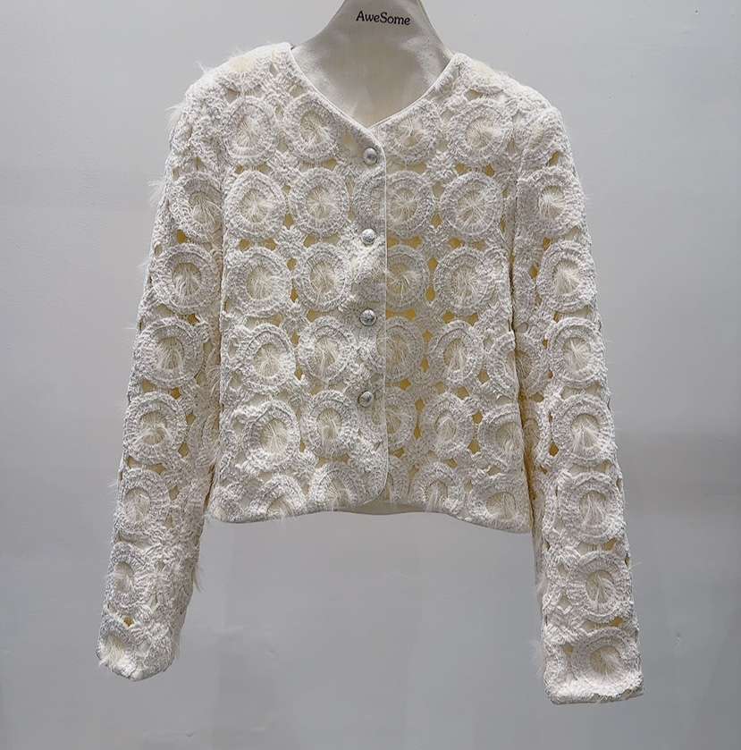 AWESOME-P韓國直郵㊣女裝新款25秋冬熱賣休閑推薦夾克天鵝絨AWESOME-P夾克