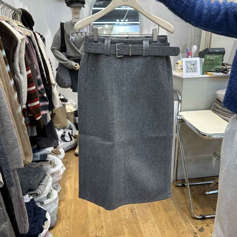 THE MOST-Q東大門㊣代購女裝新品時尚推薦職業熱賣休閑長裙THE MOST長裙