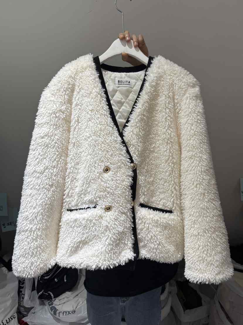 BELITA-L東大門㊣直郵女士新款時尚推薦職業人氣休閑夾克毛皮BELITA-L夾克