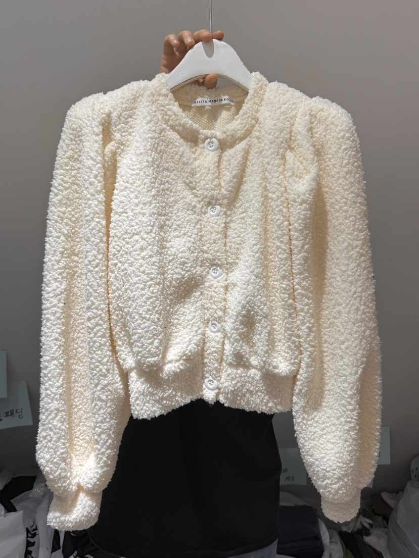BELITA-L韓國直郵㊣女裝新品熱賣推薦休閑25秋冬夾克羊毛衫BELITA-L夾克