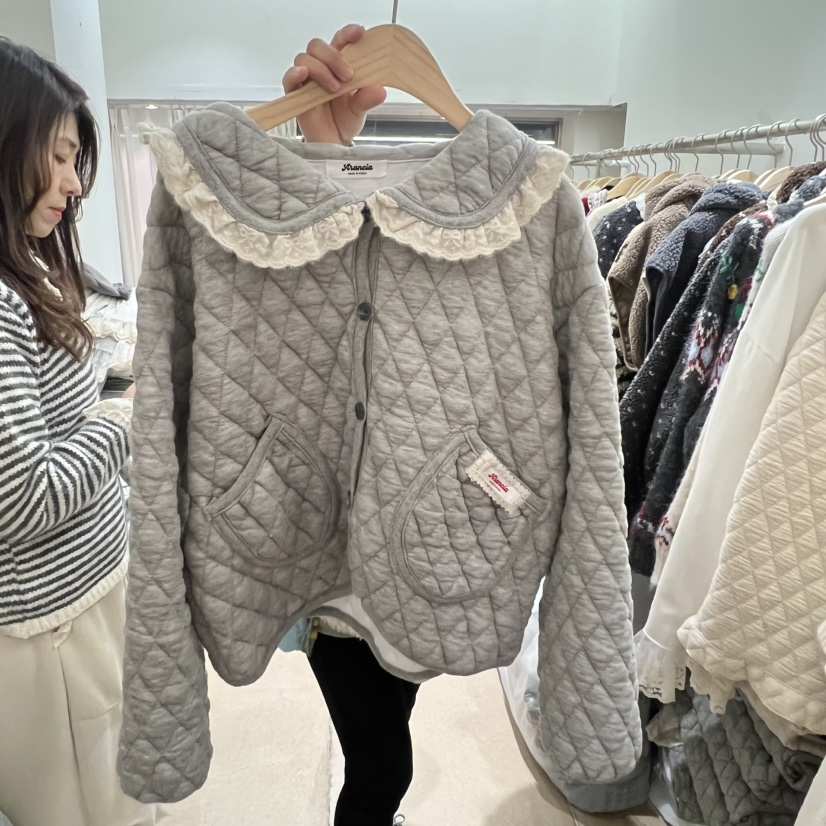 ARANCIA東大門㊣代購女士新品職業推薦熱賣25秋冬短款棉服絎縫棉ARANCIA短款棉服