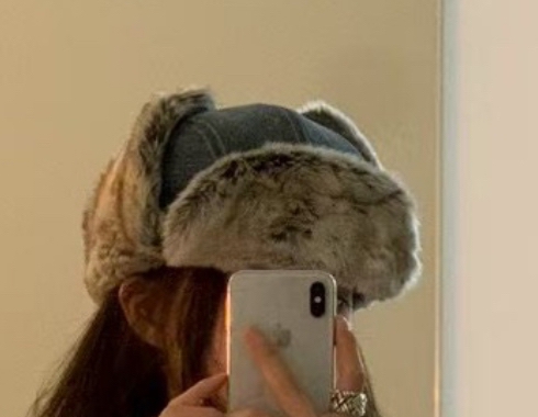 OBJET東大門㊣代購女裝新款休閑推薦25秋冬時尚熱賣職業帽子love us u/OBJET帽子