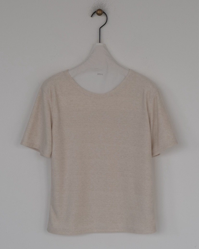 HONG-P韓國直郵㊣女裝新款休閑25秋冬推薦人氣時尚T恤毛圈HONG-PT恤