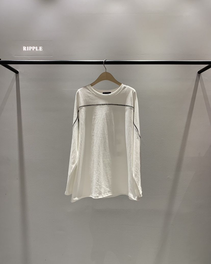 RIPPLE東大門㊣代購女士新品人氣熱賣25秋冬推薦休閑長袖T恤RIPPLE長袖T恤