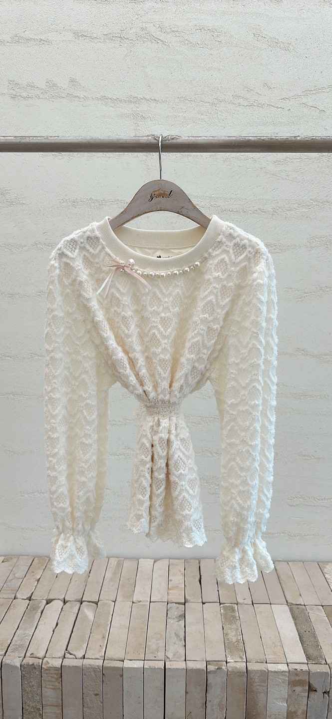 YARD東大門㊣直郵女裝新款職業時尚人氣休閑襯衫蕾絲衫含胸花YARD襯衫/蕾絲衫