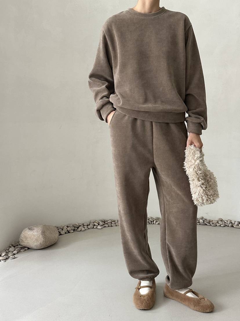 DEMAR東大門㊣代購女裝新款熱賣推薦套裝燈芯絨加絨套裝羅紋DEMAR套裝