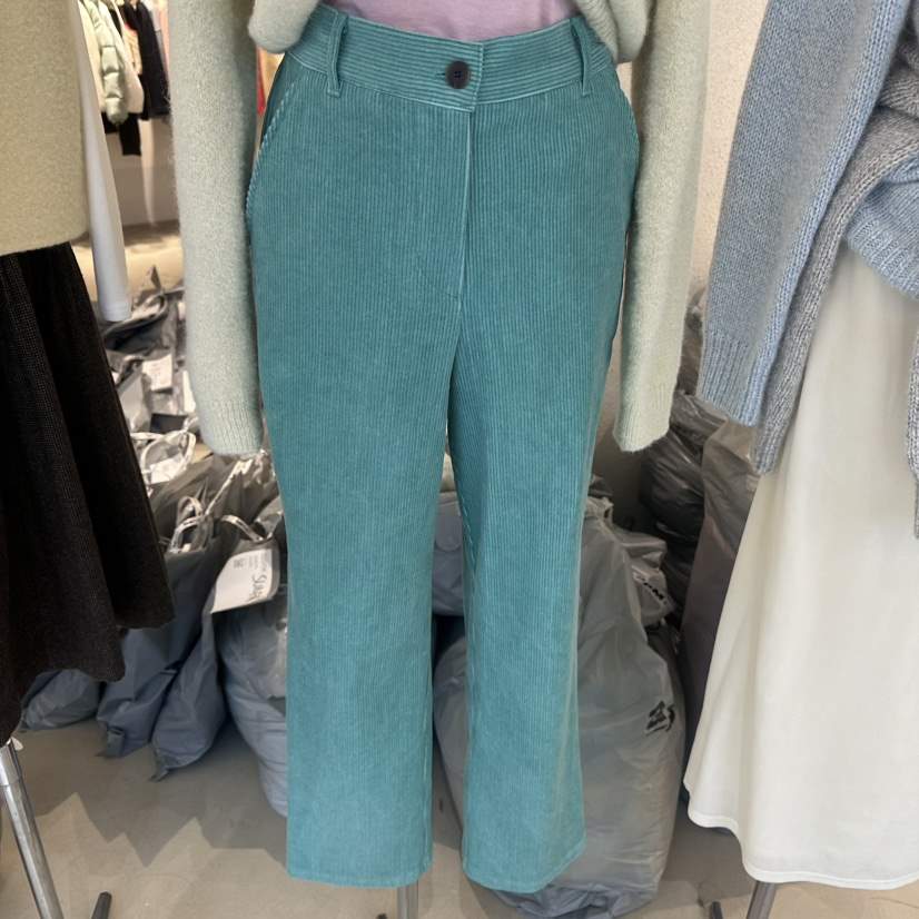 ROOM K-P東大門㊣代購女士新款推薦25秋冬時尚休閑褲燈心絨ROOM K休閑褲
