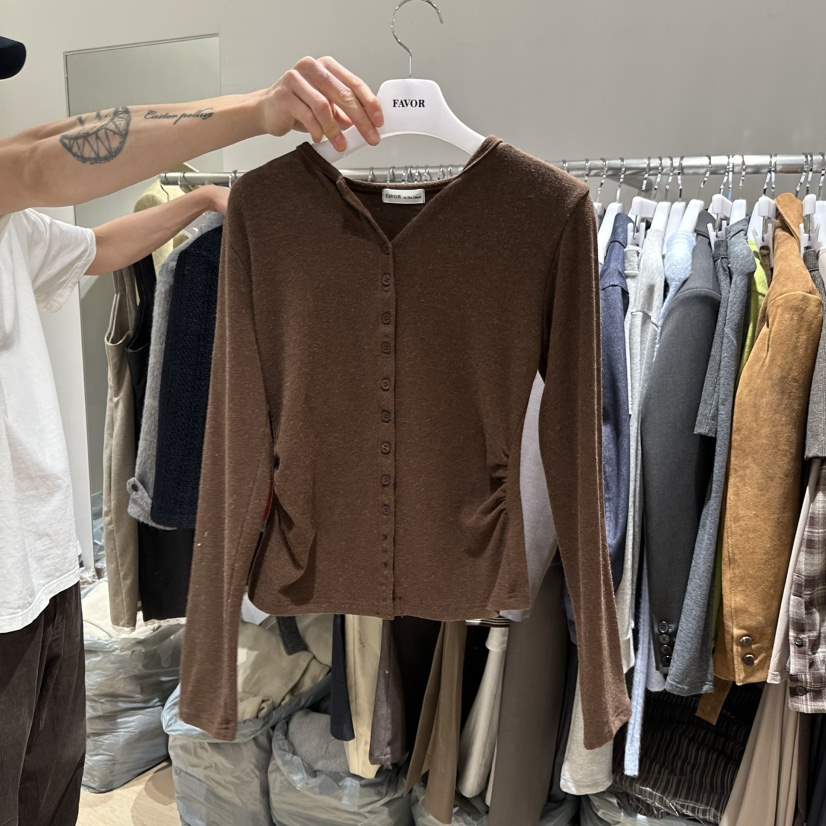 FAVOR-P東大門㊣代購女士新款25秋冬職業真品針織衫不含內搭FAVOR-P針織衫