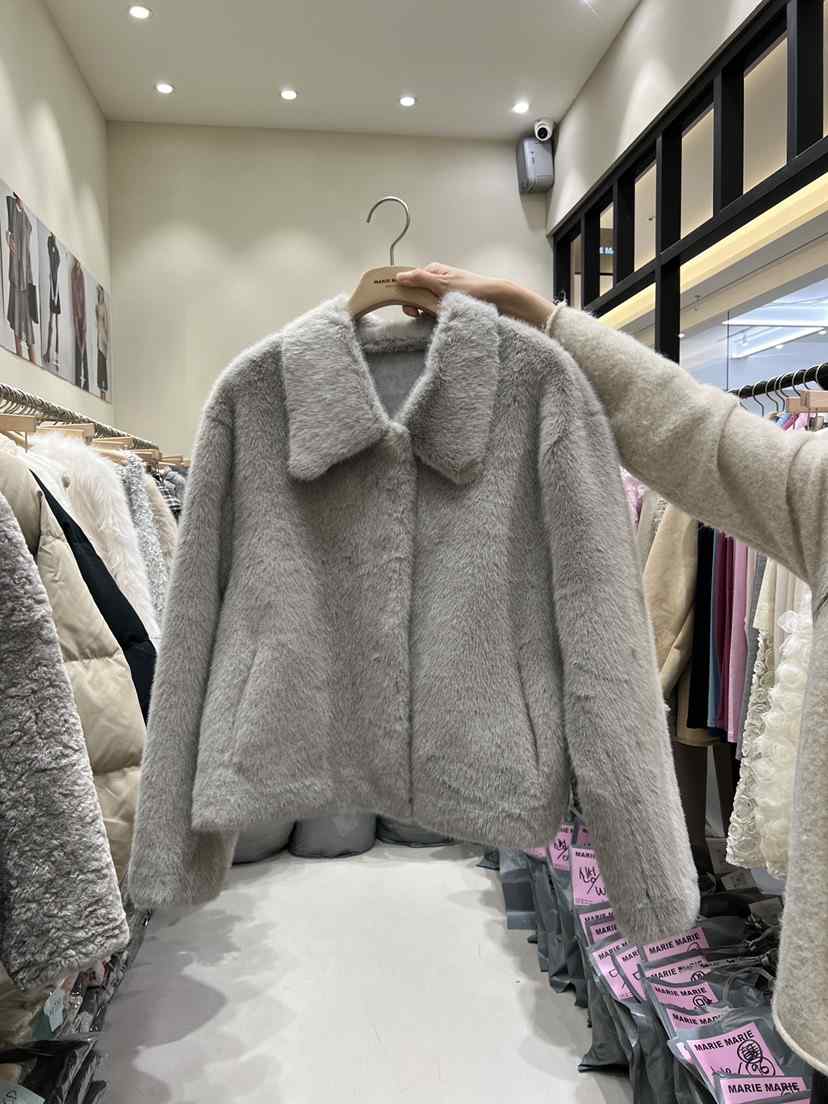 MARIE MARIE韓國直郵㊣女裝新款時尚人氣25秋冬真品休閑夾克MARIE MARIE夾克