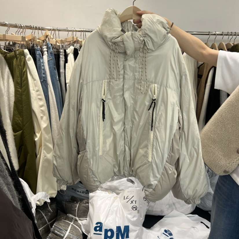 TAFFETA韓國代購㊣女裝新款熱賣推薦時尚休閑短款羽絨服雙面絨TAFFETA短款羽絨服