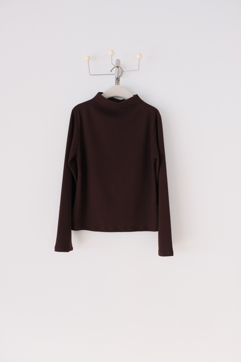 SORBET韓國直郵㊣女裝新品熱賣25秋冬休閑真品時尚職業長袖T恤SORBET/flat white長袖T恤