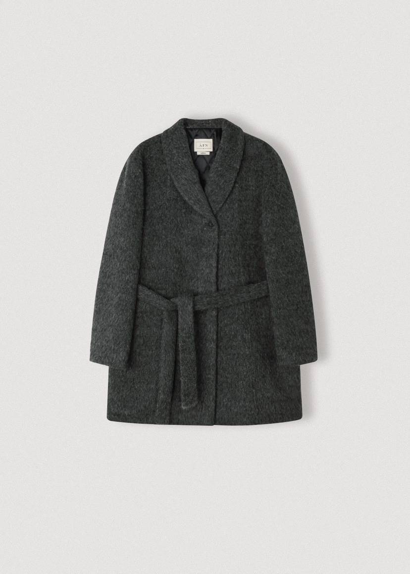 A Flan韓國代購㊣女士新品休閑職業真品推薦時尚夾克含腰帶A:FLAN EDITION夾克