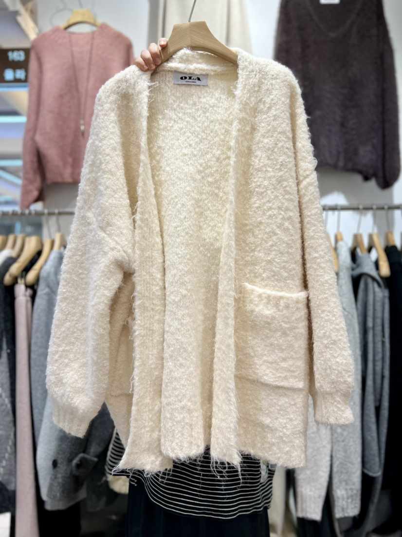 OLA韓國直郵㊣女士新款熱賣25秋冬職業推薦真品時尚人氣針織衫mellor/OLA針織衫