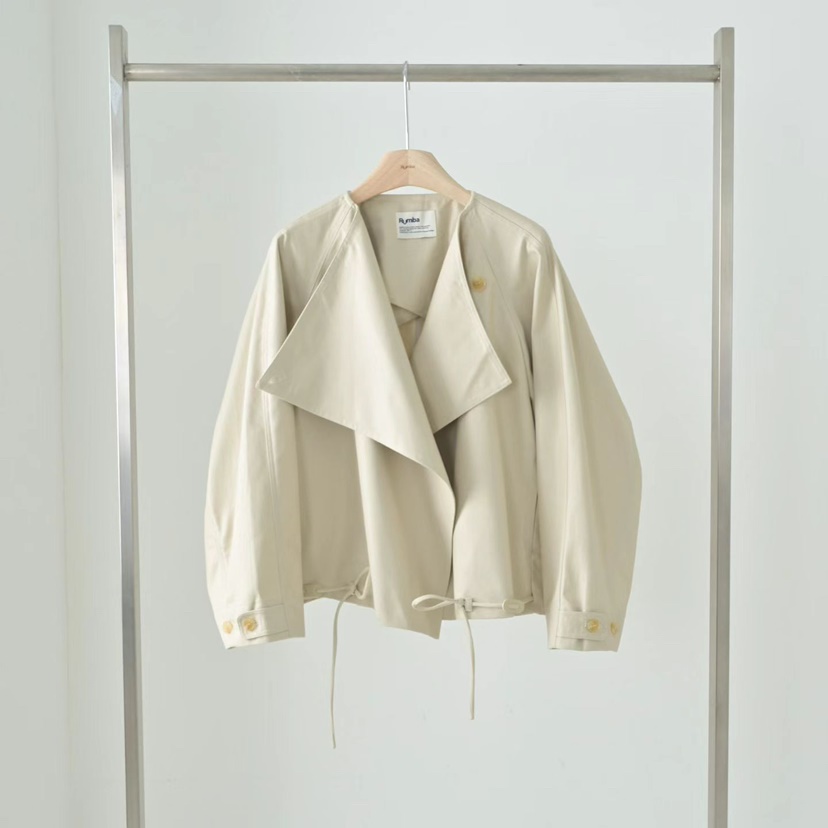 RUMBA東大門㊣直郵女士新款休閑人氣推薦真品25秋冬夾克涂層RUMBA夾克