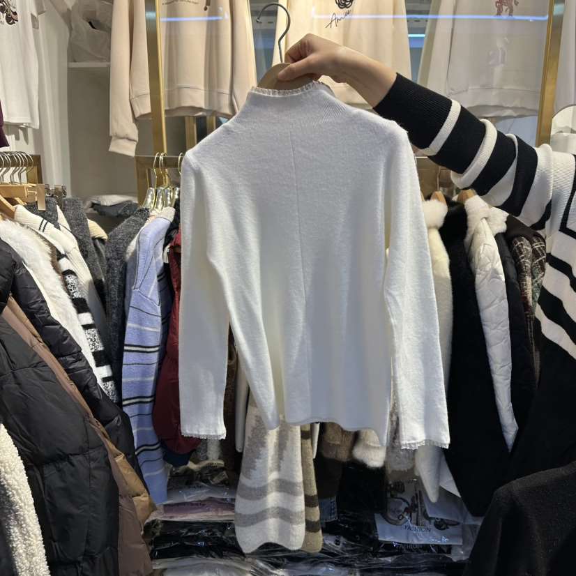 COCO HOLIC東大門㊣實拍女裝新款休閑推薦真品長袖T恤蕾絲COCO HOLIC長袖T恤