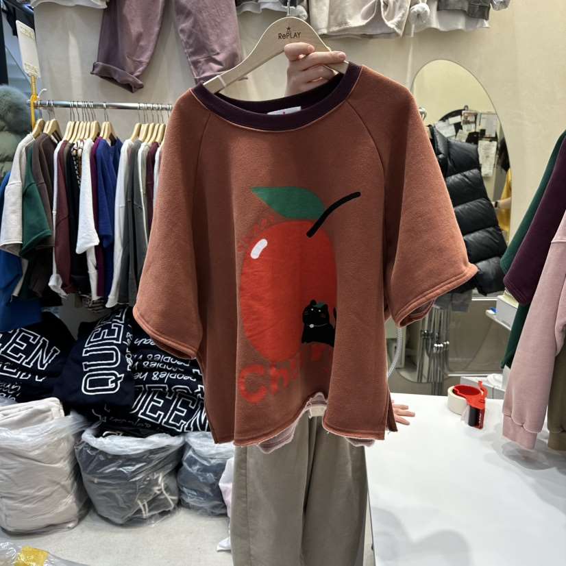 REPLAY東大門㊣代購女士新款職業真品推薦人氣25秋冬T恤加絨REPLAYT恤