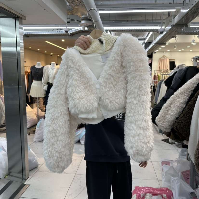 SAGE BRUSH東大門㊣直郵女裝新品休閑職業25秋冬人氣夾克皮草SAGE BRUSH夾克