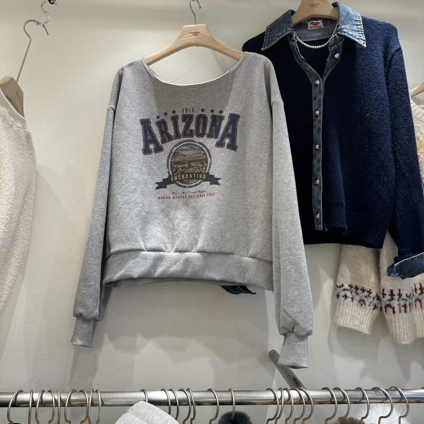 UNDERSTAR_VINTAGE東大門㊣代購女士新品人氣休閑推薦衛衣加絨UNDERSTAR_VINTAGE衛衣