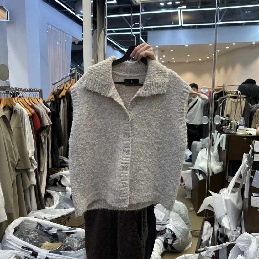 SANS東大門㊣代購女裝新款休閑人氣熱賣時尚25秋冬推薦馬甲SANS馬甲