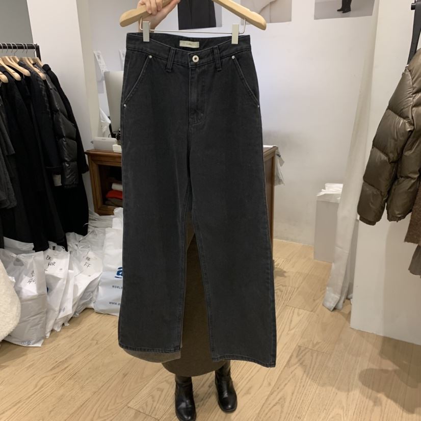 OURIN東大門㊣直郵女士新款推薦25秋冬職業休閑時尚牛仔褲加絨OURIN牛仔褲