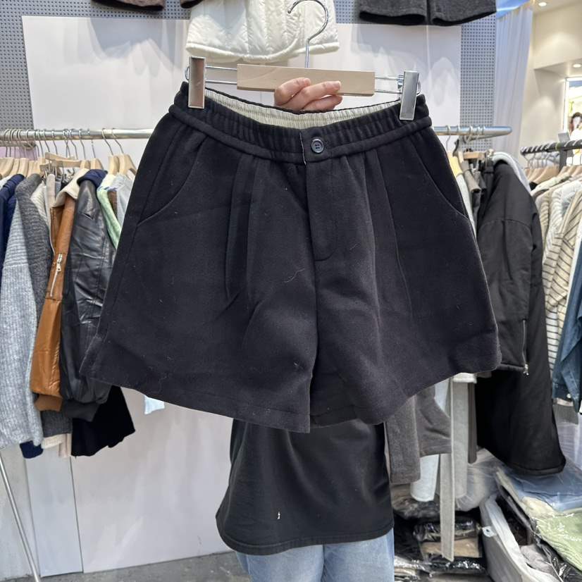 BLOOM東大門㊣代購女裝新品熱賣真品人氣推薦25秋冬短褲褶裥BLOOM-Q短褲