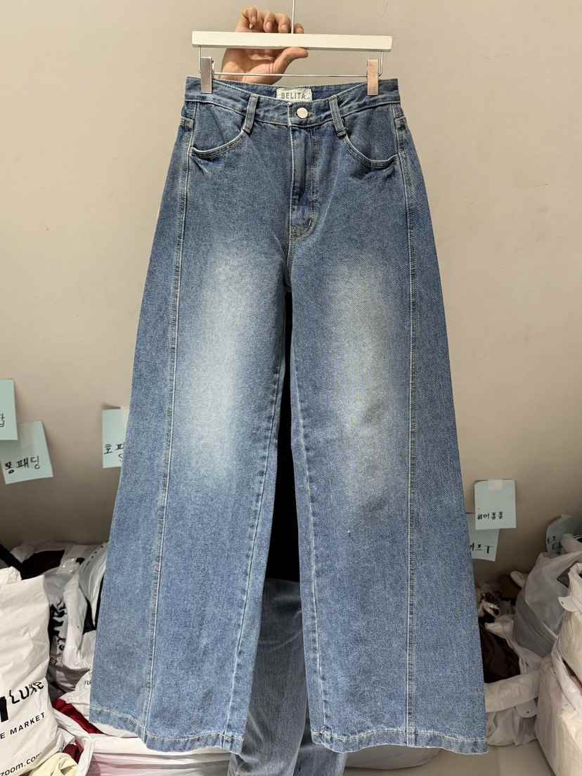BELITA-L東大門㊣實拍女士新品休閑25秋冬熱賣真品人氣牛仔褲BELITA-L牛仔褲