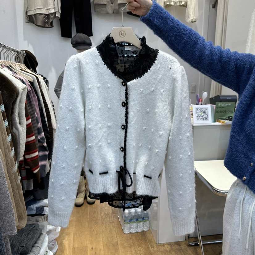 THE MOST-Q韓國直郵㊣女士新品休閑推薦真品職業針織衫絨THE MOST針織衫