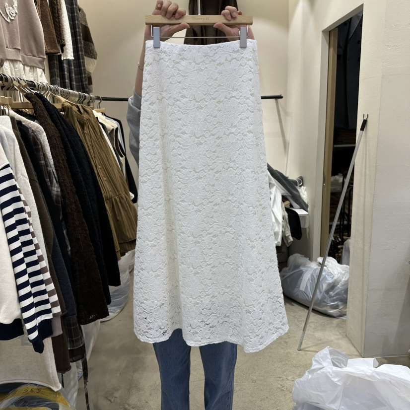 HOLYBANANA韓國直郵㊣女裝新品時尚熱賣職業人氣25秋冬長裙groovy.H/HOLYBANANA長裙