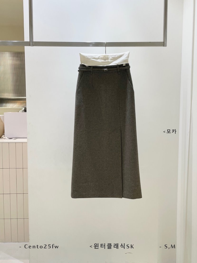 CENTO東大門㊣實拍女士新款人氣推薦時尚休閑熱賣長裙含腰帶CENTO長裙