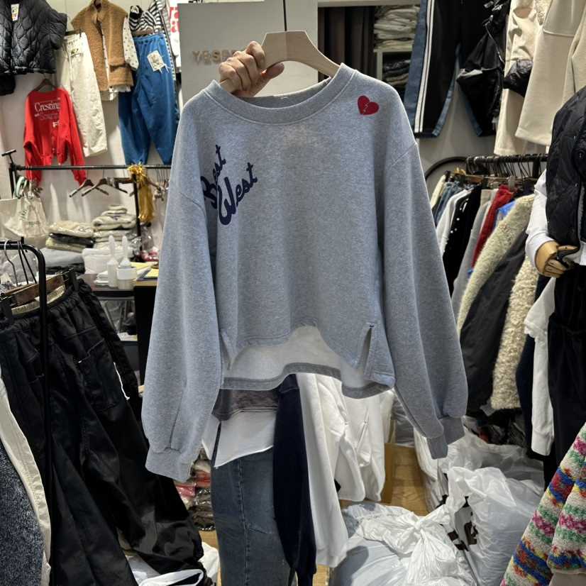 YESFREE東大門㊣實拍女裝新品25秋冬休閑真品人氣時尚衛衣加絨YESFREE衛衣