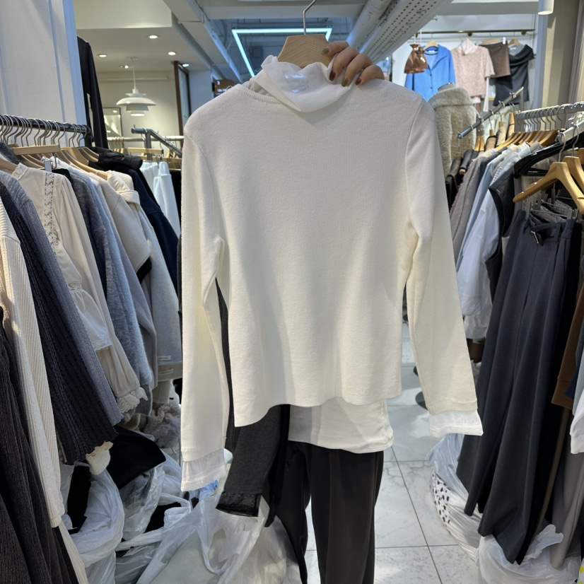 HARU-Q東大門㊣直郵女士新款熱賣時尚推薦真品長袖T恤網眼HARU-Q長袖T恤