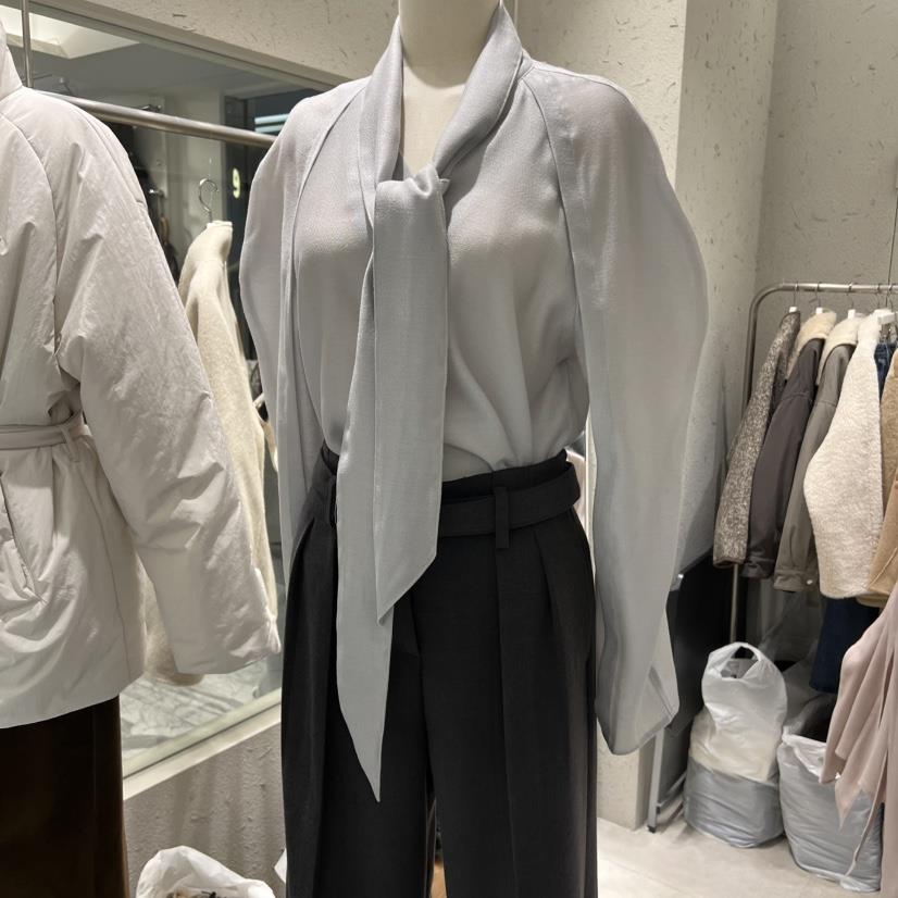 BRONZE東大門㊣實拍女士新款推薦25秋冬時尚熱賣襯衫蕾絲衫BRONZE襯衫/蕾絲衫