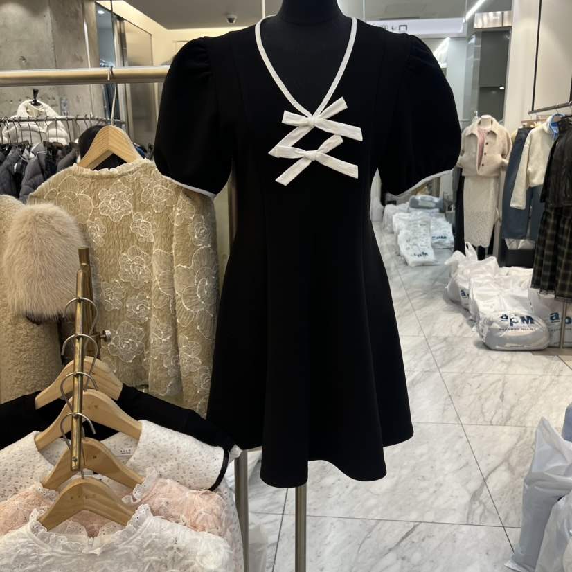 BEEN-A東大門㊣代購女裝新品25秋冬真品人氣熱賣休閑連衣裙BEEN-A連衣裙