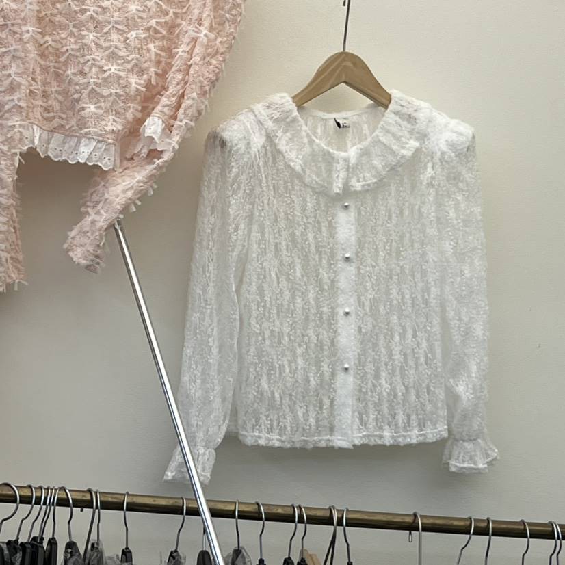 BEEN-A韓國直郵㊣女士新品真品25秋冬熱賣休閑人氣襯衫蕾絲衫BEEN-A襯衫/蕾絲衫