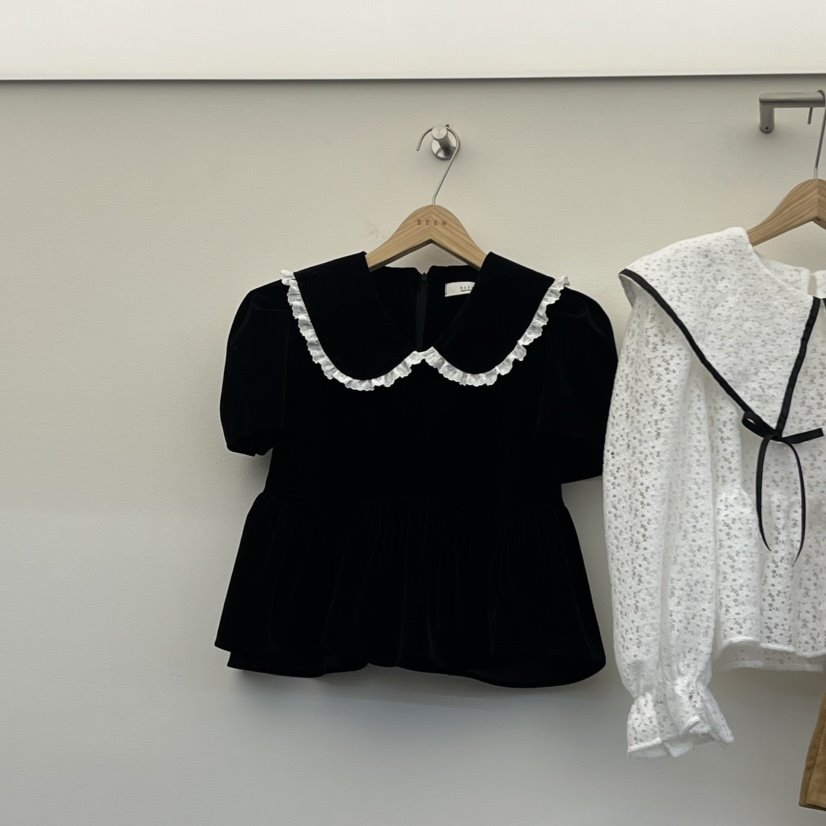 BEEN-A韓國直郵㊣女裝新品推薦職業時尚熱賣襯衫蕾絲衫褶裥BEEN-A襯衫/蕾絲衫