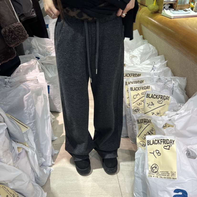 BLACKFRIDAY東大門㊣實拍女士新款25秋冬真品熱賣推薦休閑褲BLACK FRIDAY休閑褲