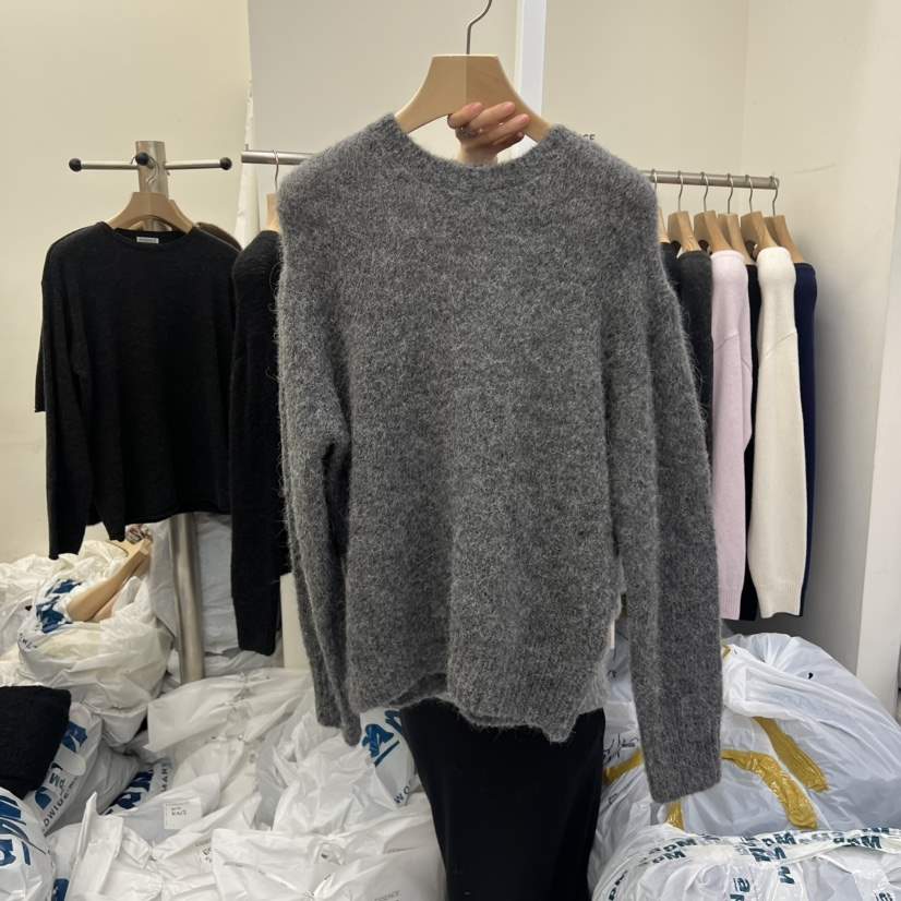 ESSENCE韓國代購㊣女裝新品時尚真品熱賣推薦職業針織衫圓領ESSENCE針織衫