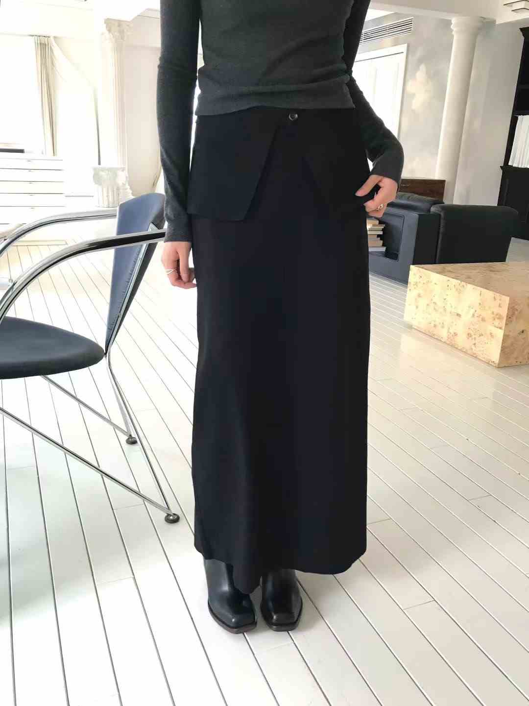 AVANDACE東大門㊣實拍女裝新款25秋冬推薦職業休閑人氣長裙AVANDACE長裙