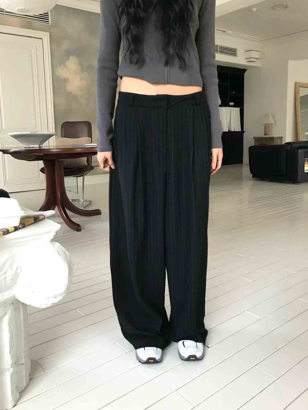 AVANDACE韓國代購㊣女士新款時尚25秋冬職業真品推薦休閑褲AVANDACE休閑褲