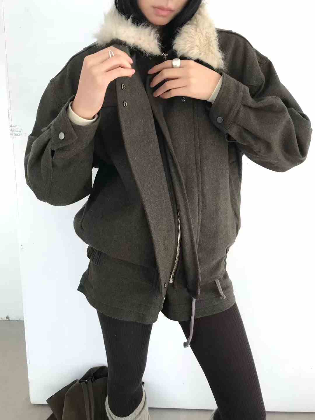 AVANDACE東大門㊣直郵女士新款時尚人氣真品職業25秋冬夾克AVANDACE夾克