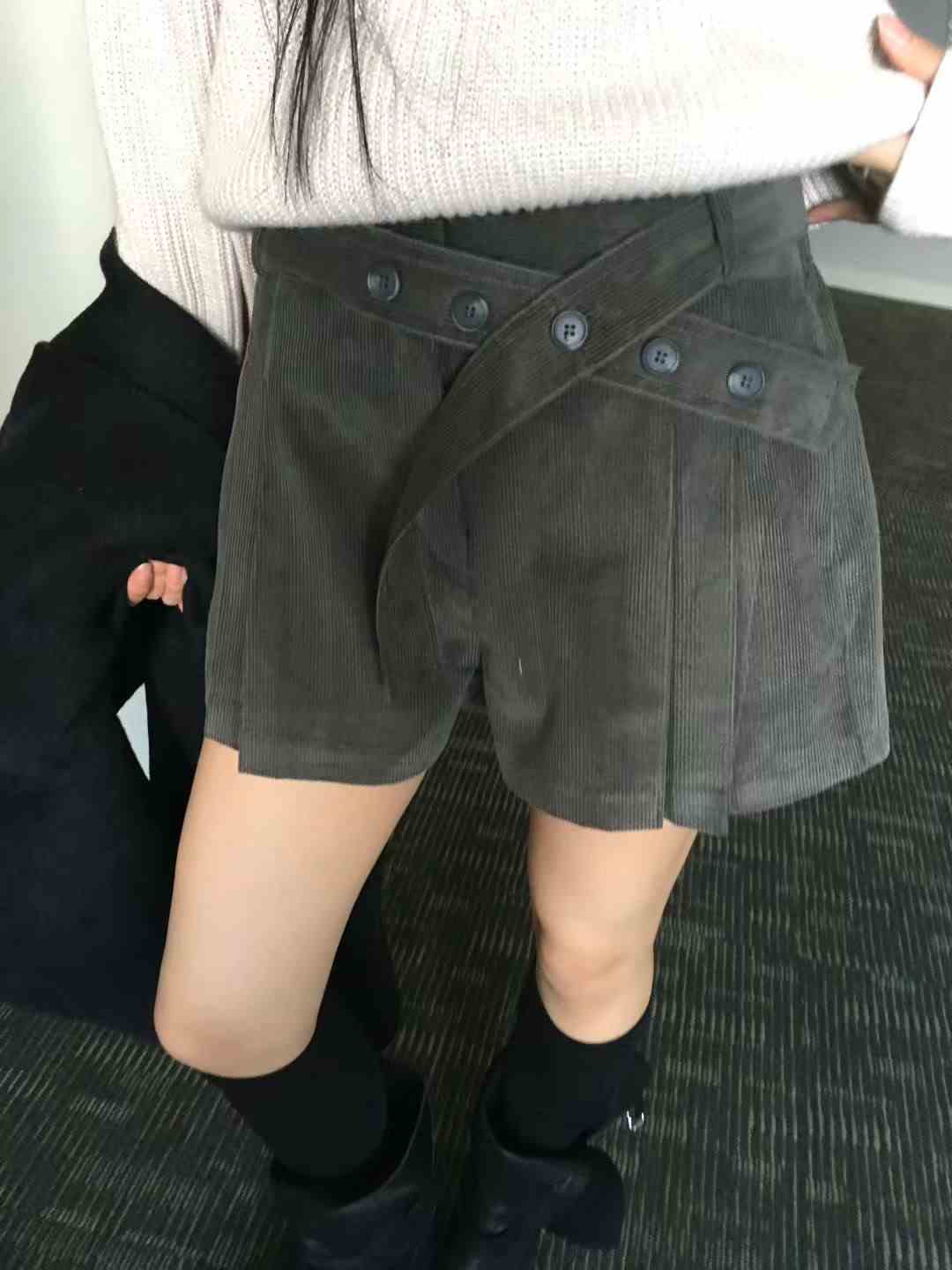 AVANDACE東大門㊣直郵女裝新款真品休閑熱賣25秋冬職業短褲AVANDACE短褲