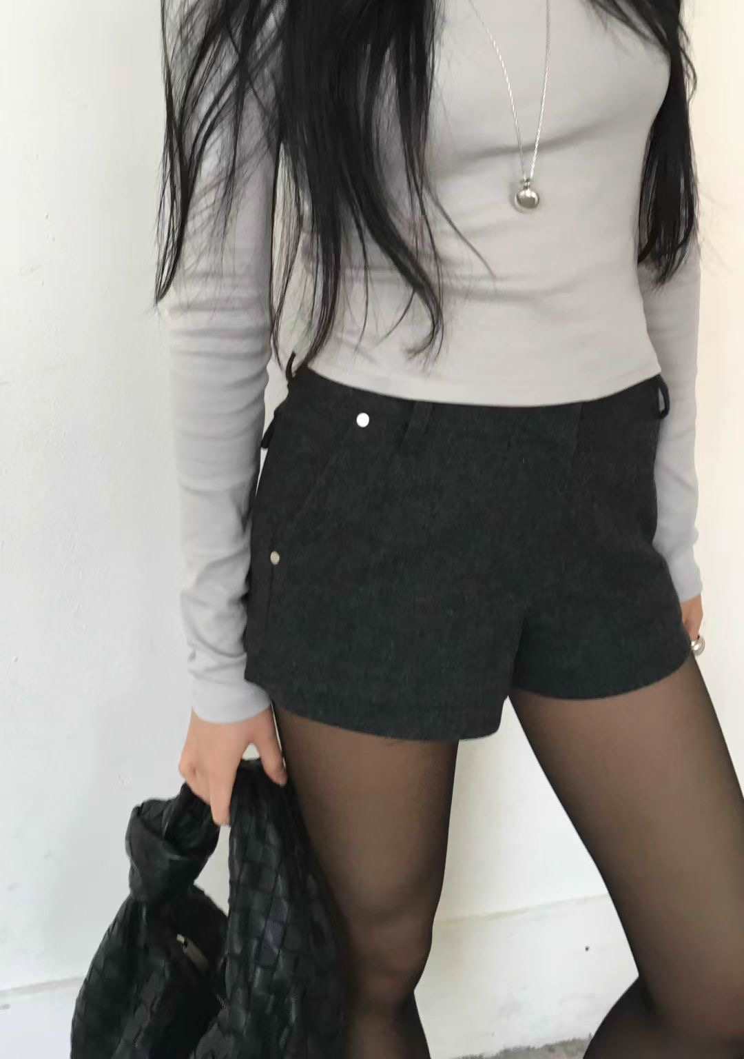 AVANDACE東大門㊣直郵女士新品休閑真品職業人氣熱賣25秋冬短褲AVANDACE短褲