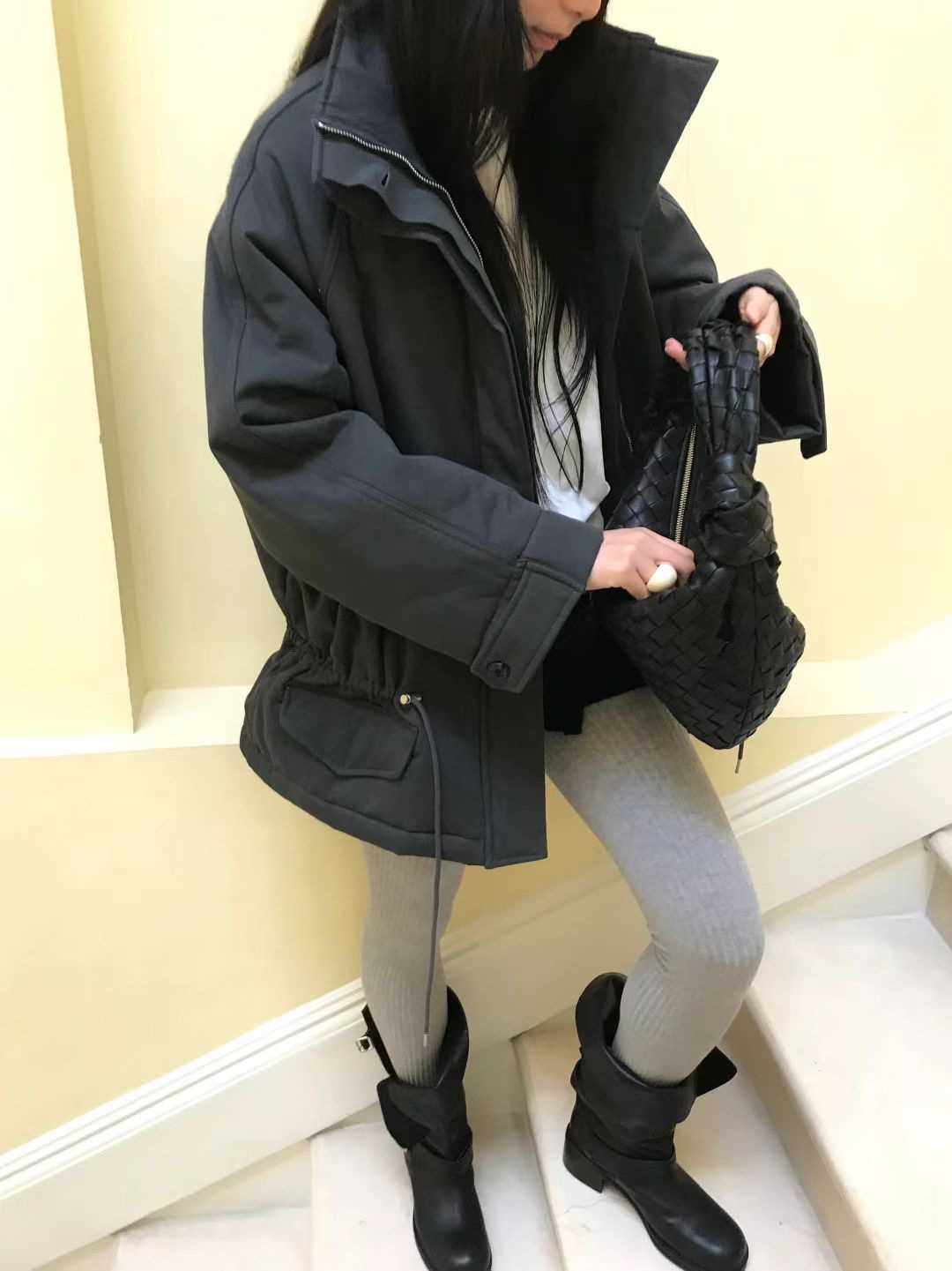 AVANDACE韓國直郵㊣女裝新品時尚推薦熱賣真品人氣25秋冬夾克AVANDACE夾克