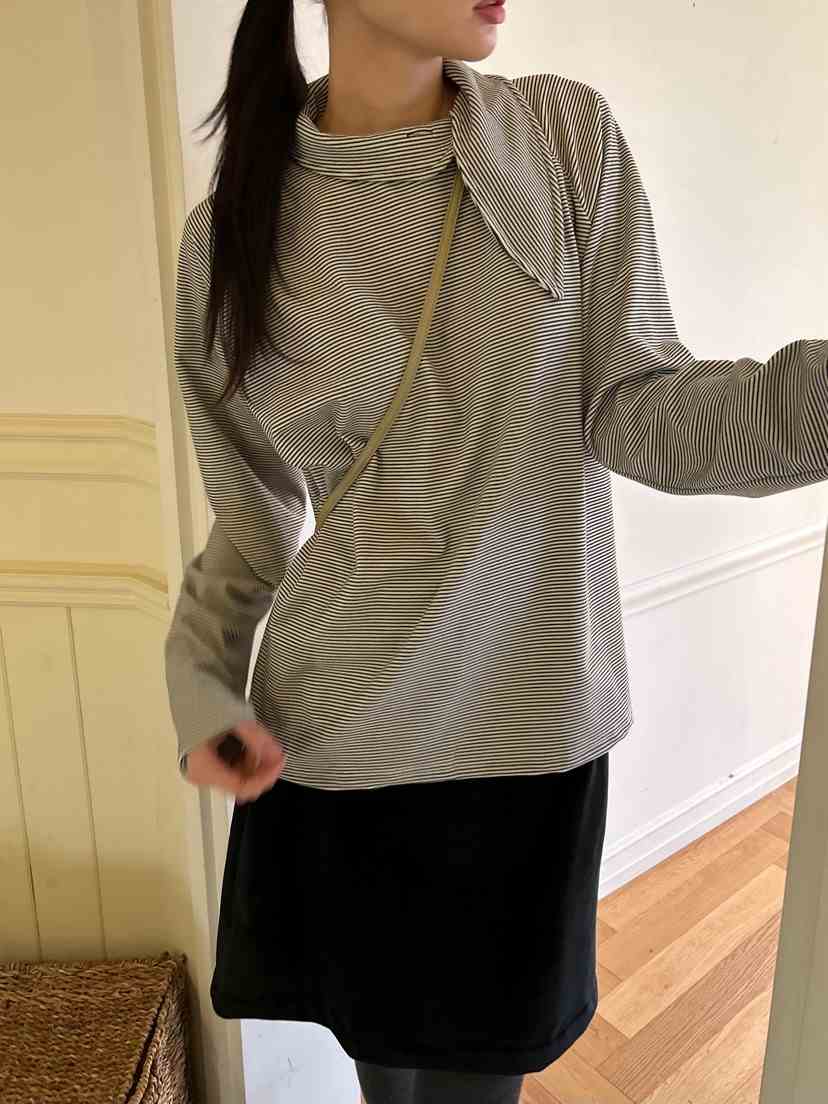 ME MO韓國代購㊣女士新品人氣推薦真品職業熱賣休閑長袖T恤ME MO長袖T恤