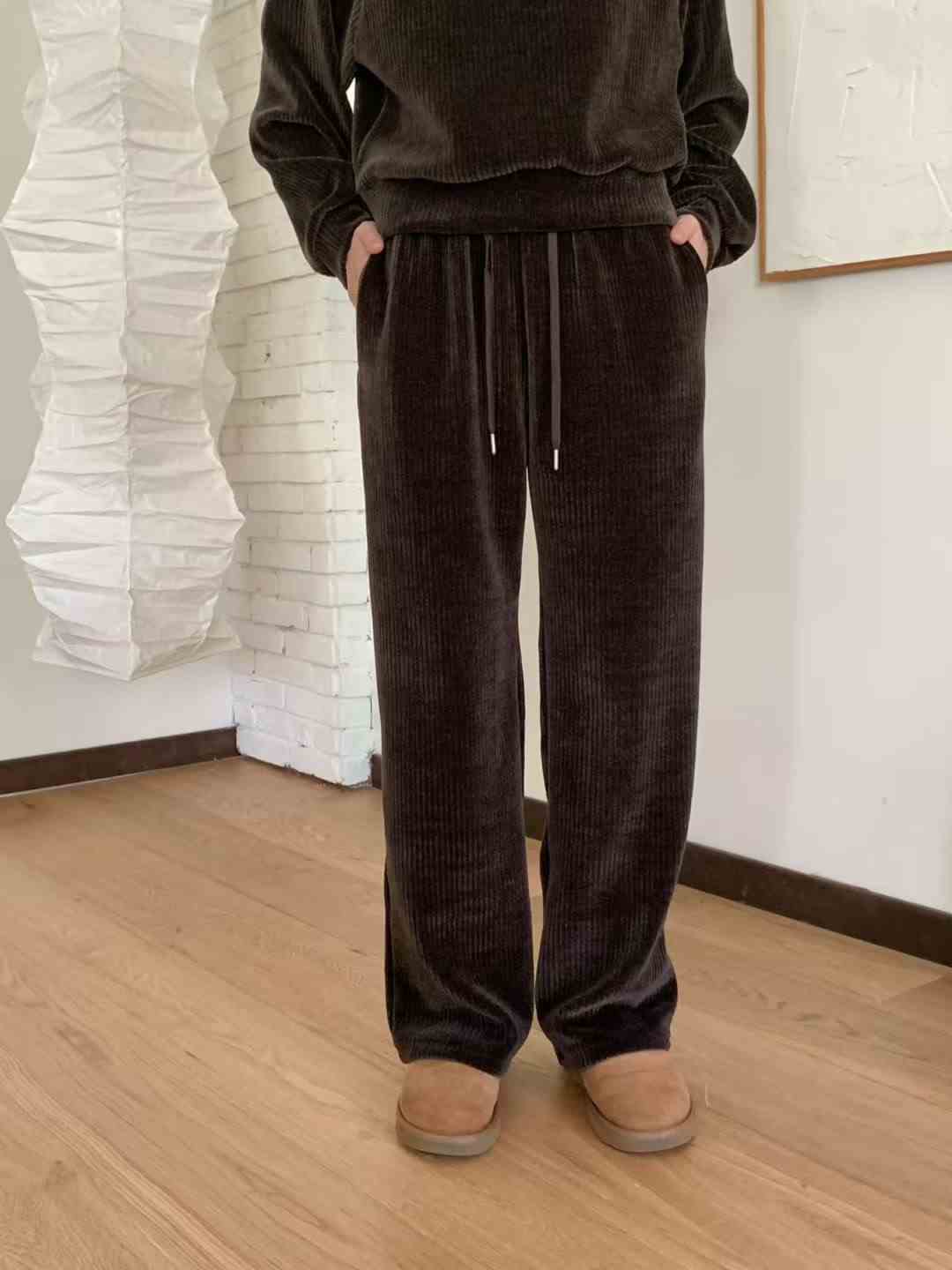 CHOCOLATE-초콜렛-T韓國直郵㊣女士新品休閑職業25秋冬休閑褲CHOCOLATE休閑褲