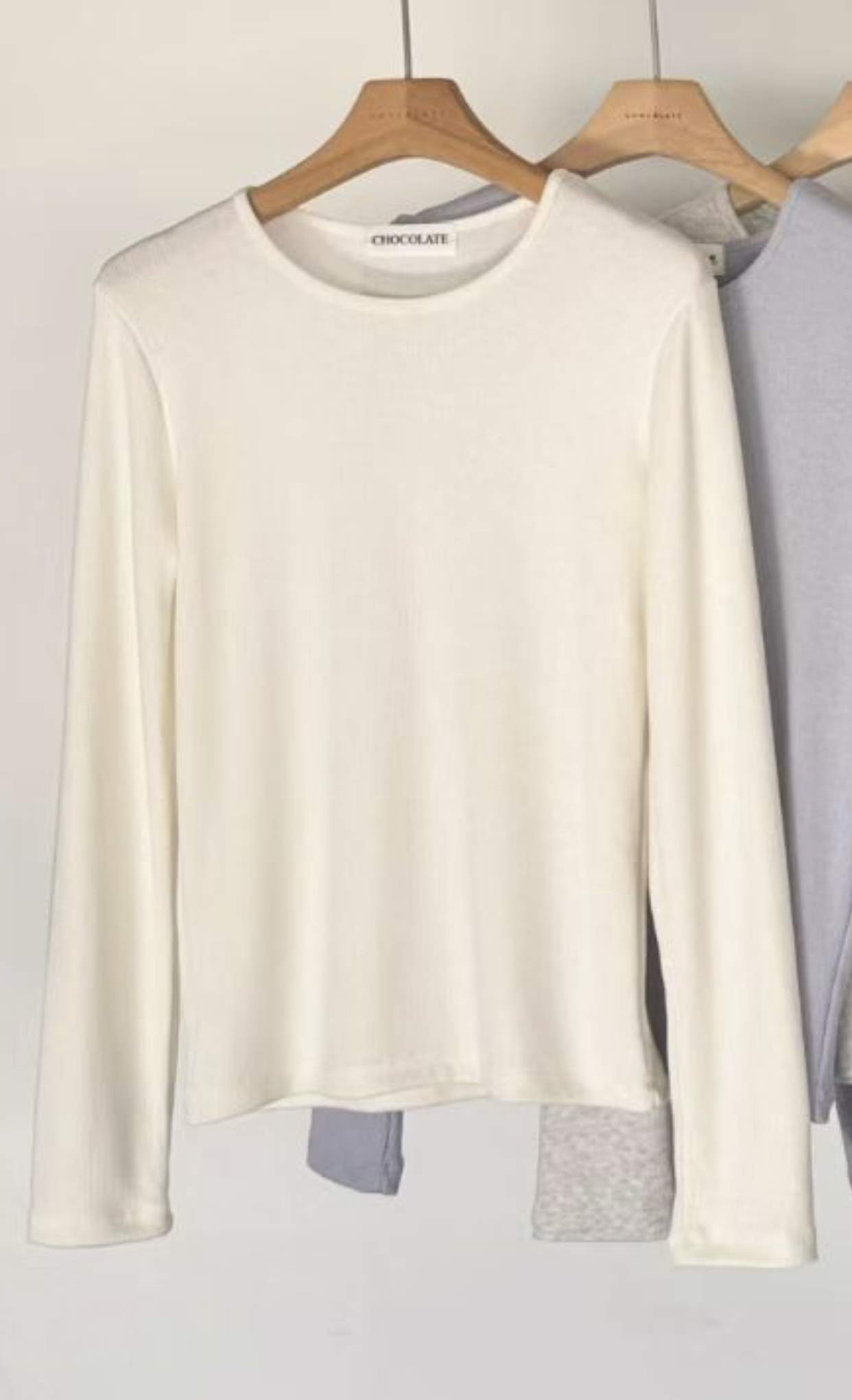 CHOCOLATE-초콜렛-T東大門㊣實拍女士新品職業25秋冬長袖T恤CHOCOLATE長袖T恤