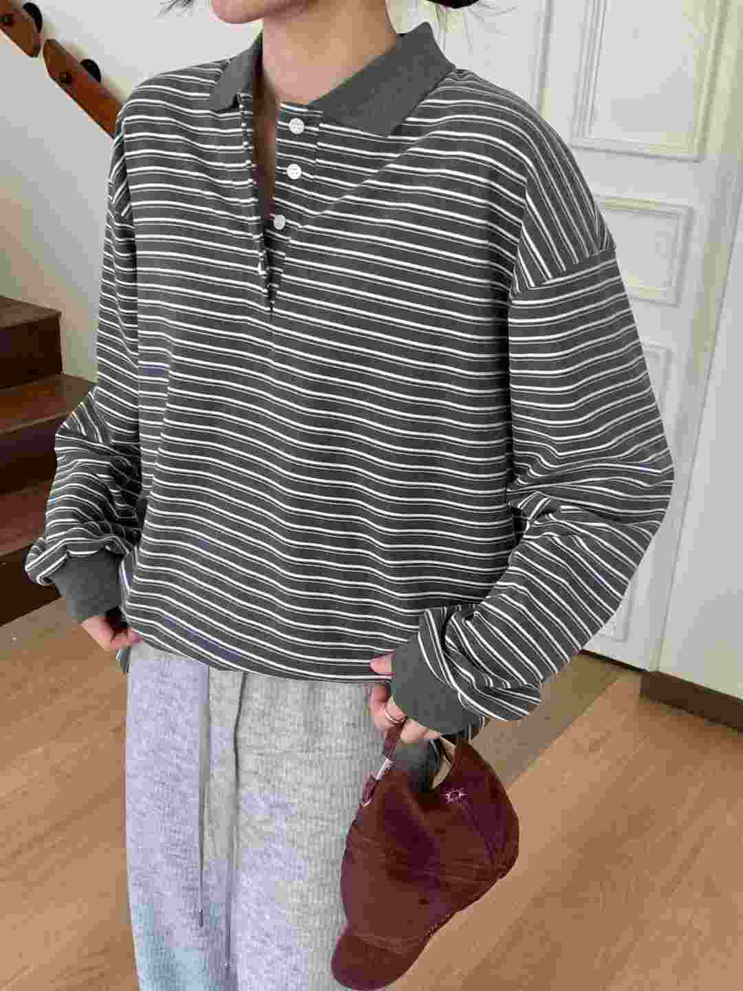 CHOCOLATE-초콜렛-T韓國代購㊣女裝新品人氣真品推薦長袖T恤CHOCOLATE長袖T恤