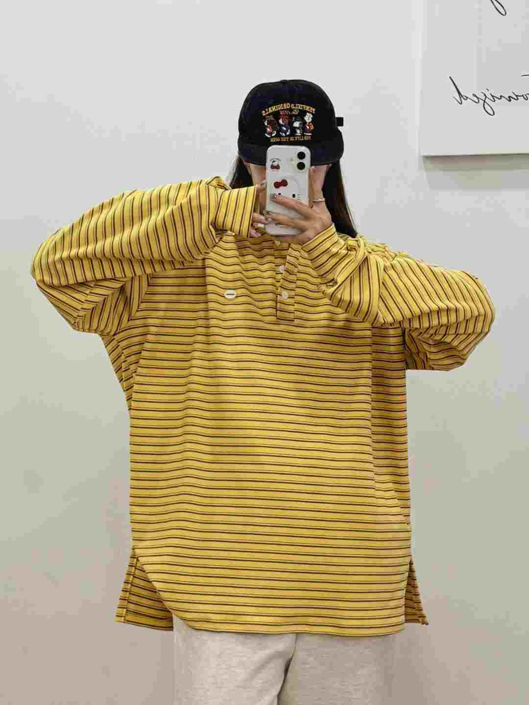 끌 벅지韓國代購㊣女士新品真品25秋冬時尚推薦人氣長袖T恤Pull Buck長袖T恤