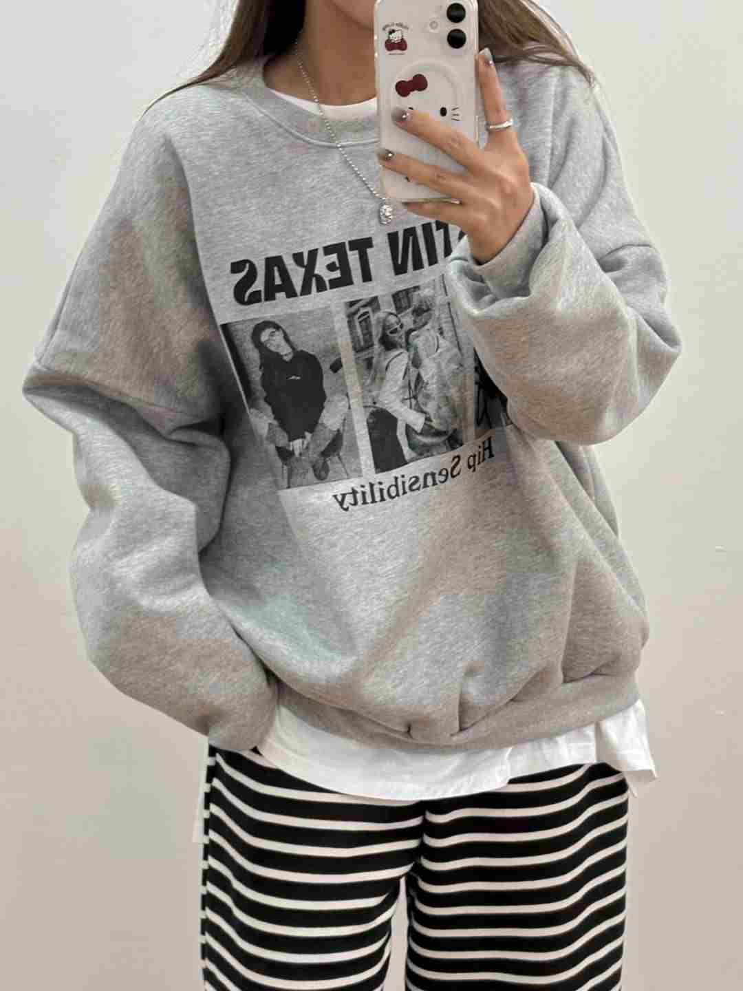 끌 벅지東大門㊣直郵女裝新品職業25秋冬休閑人氣時尚衛衣Pull Buck衛衣